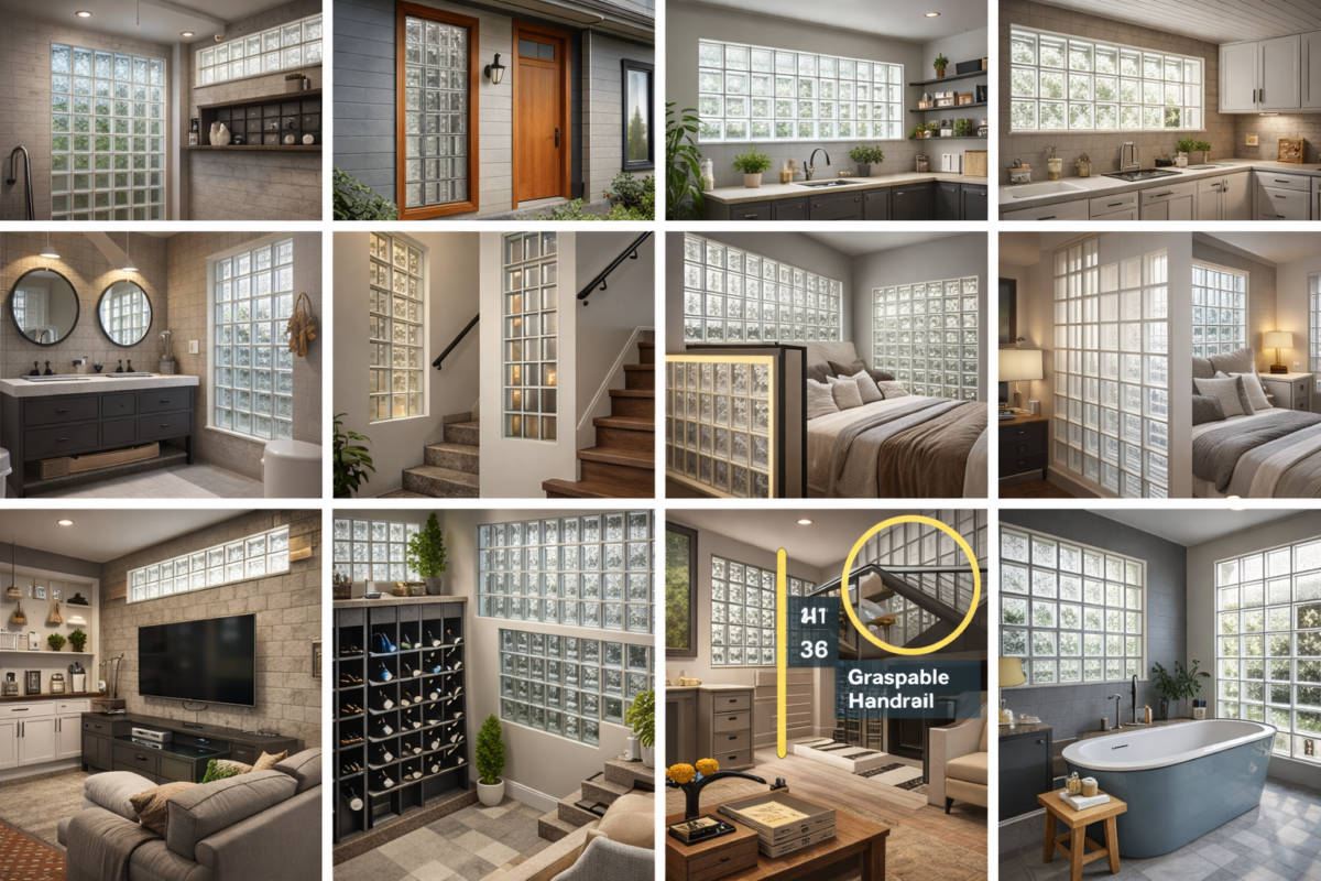 12 Modern Ways to Use Glass Block Windows in Today’s Homes